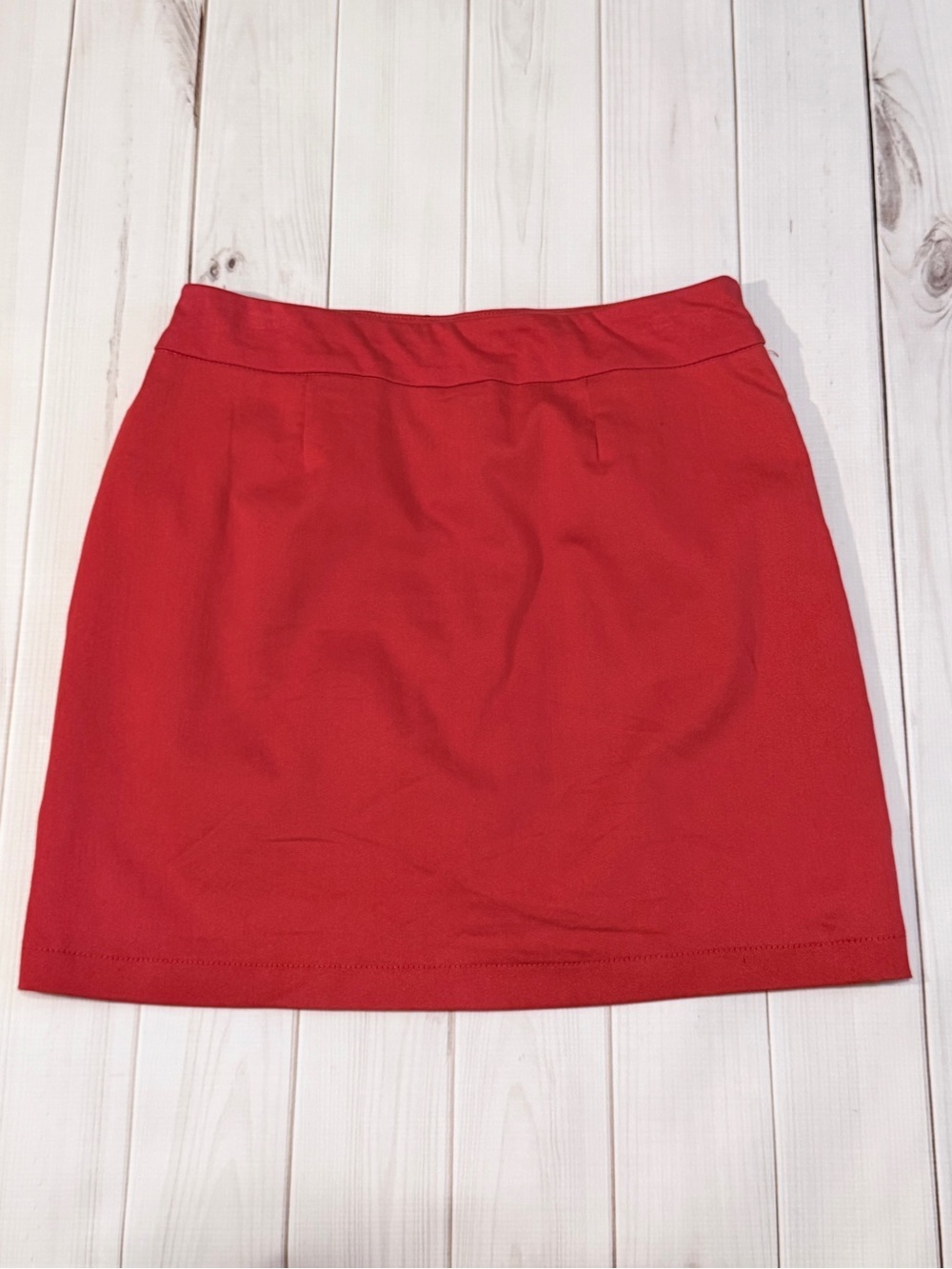 croft & barrow Red Mini Skirt - Picture 5 of 7